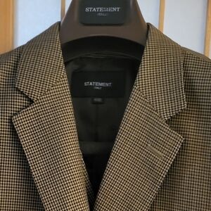 Statement Italy Brown & Black Suit